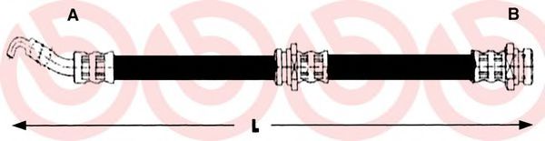 Тормозной шланг BREMBO T 54 011
