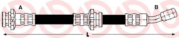 Тормозной шланг BREMBO T 56 048
