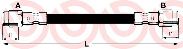 Тормозной шланг BREMBO T 85 041
