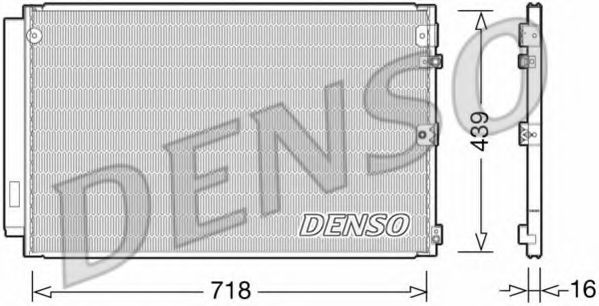 Радиатор кондиционера DENSO DCN51011