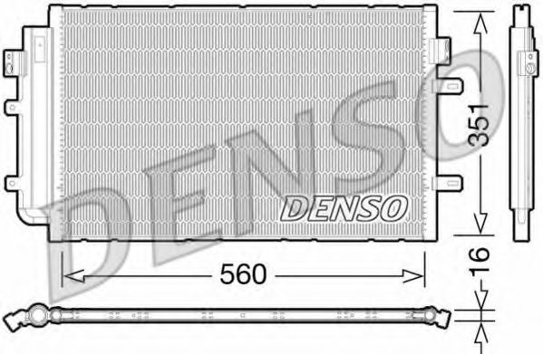 Радиатор кондиционера DENSO DCN12005