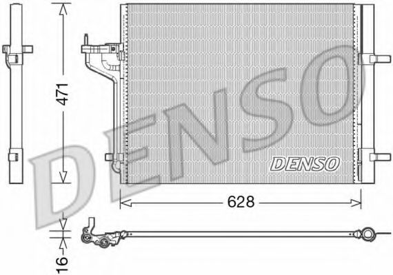 Радиатор кондиционера DENSO DCN10029