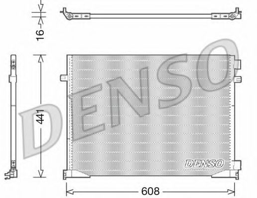 Радиатор кондиционера DENSO DCN23035