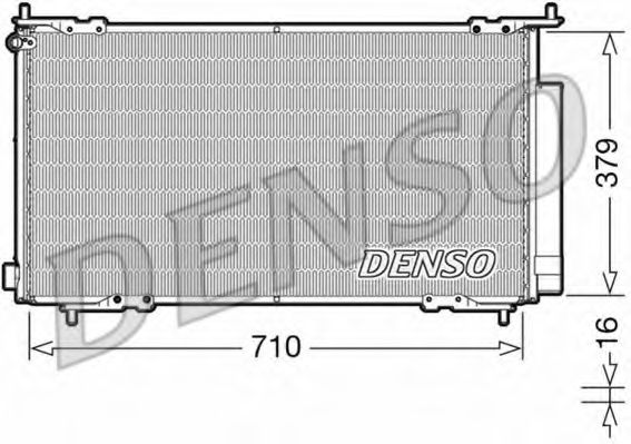 Радиатор кондиционера DENSO DCN40015