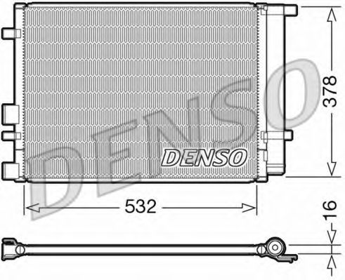 Радиатор кондиционера DENSO DCN41005