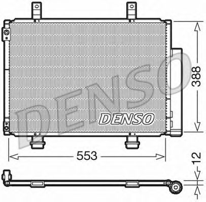 Радиатор кондиционера DENSO DCN47007