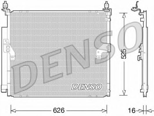 Радиатор кондиционера DENSO DCN50034