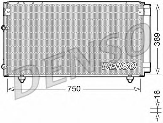 Радиатор кондиционера DENSO DCN50042