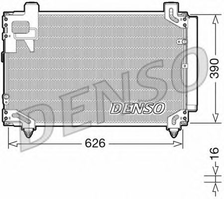 Радиатор кондиционера DENSO DCN50044