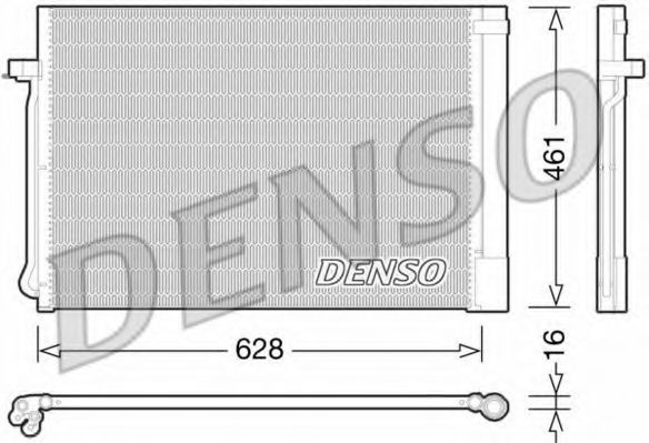 Радиатор кондиционера DENSO DCN05013