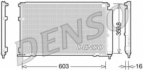 Радиатор кондиционера DENSO DCN50047