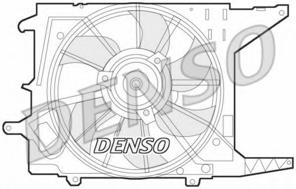 Вентилятор охлаждения двигателя DENSO DER37003