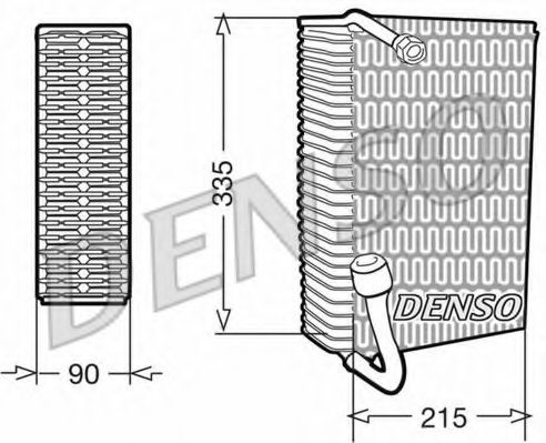 Испаритель кондиционера VAG 4A1260122