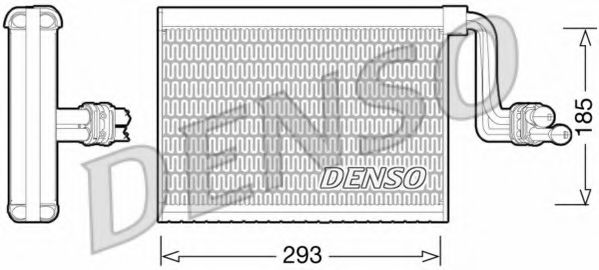 Испаритель кондиционера DENSO DEV05002