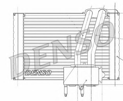 Испаритель кондиционера DENSO DEV07005