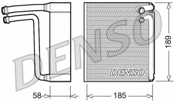 Испаритель кондиционера DENSO DEV09025