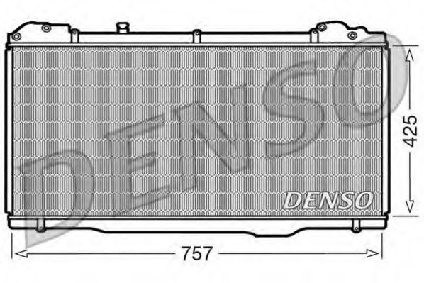 Радиатор охлаждения двигателя DENSO DRM23023