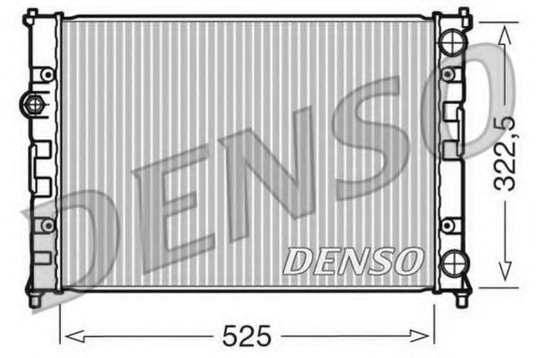 Радиатор охлаждения двигателя DENSO DRM26008