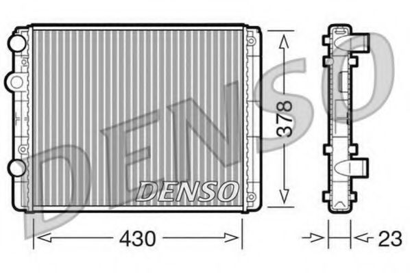 Радиатор охлаждения двигателя DENSO DRM32030
