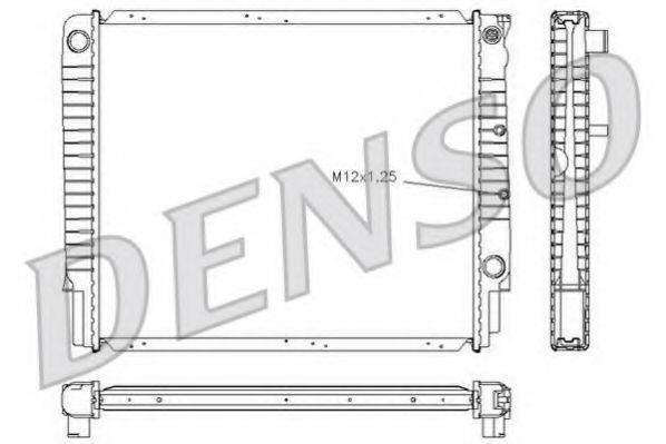 Радиатор охлаждения двигателя DENSO DRM33036