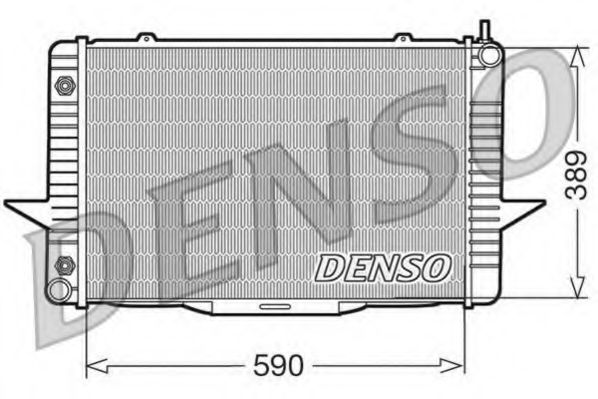 Радиатор охлаждения двигателя DENSO DRM33067