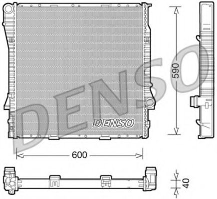 Радиатор охлаждения двигателя DENSO DRM05114