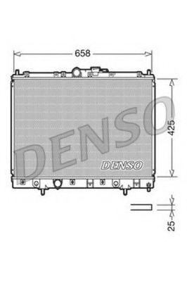 Радиатор охлаждения двигателя DENSO DRM45006