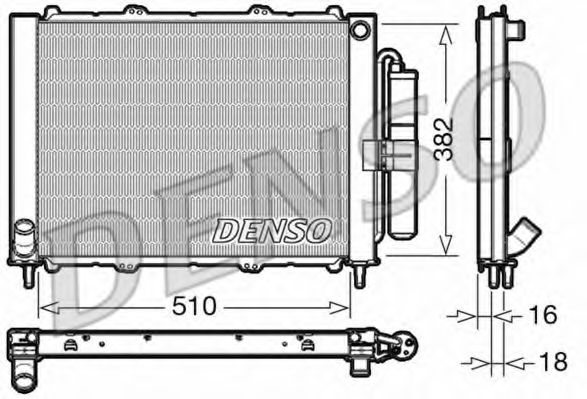 модуль охлаждения DENSO DRM23103