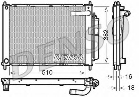 модуль охлаждения DENSO DRM46101