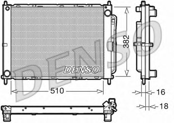 модуль охлаждения DENSO DRM46102