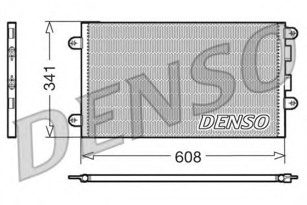 Радиатор кондиционера DENSO DCN01012