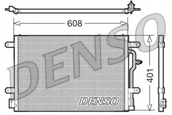 Радиатор кондиционера DENSO DCN02012