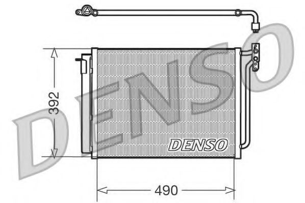 Радиатор кондиционера DENSO DCN05009