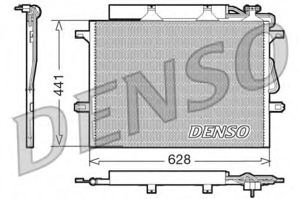 Радиатор кондиционера DENSO DCN17018