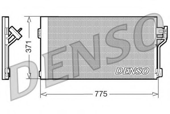 Радиатор кондиционера DENSO DCN17050