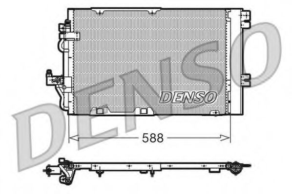Радиатор кондиционера DENSO DCN20011