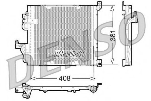 Радиатор кондиционера DENSO DCN20012