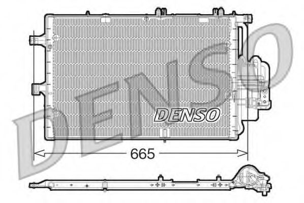 Радиатор кондиционера DENSO DCN20017