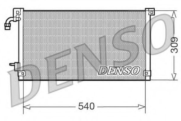 Радиатор кондиционера DENSO DCN21004
