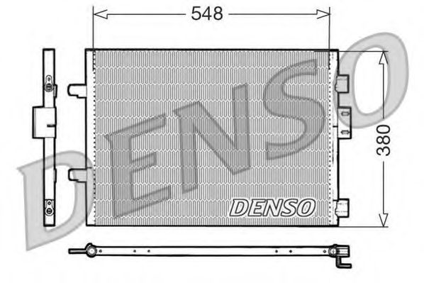 Радиатор кондиционера DENSO DCN23007
