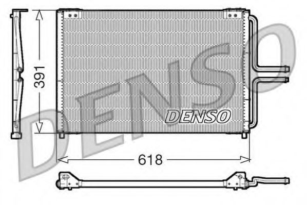Радиатор кондиционера DENSO DCN23020
