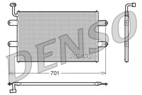 Радиатор кондиционера DENSO DCN27003