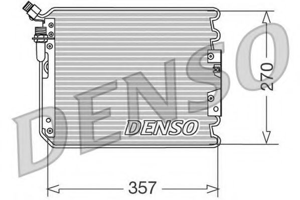 Радиатор кондиционера DENSO DCN28001