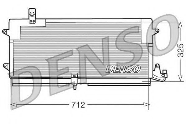Радиатор кондиционера DENSO DCN32004