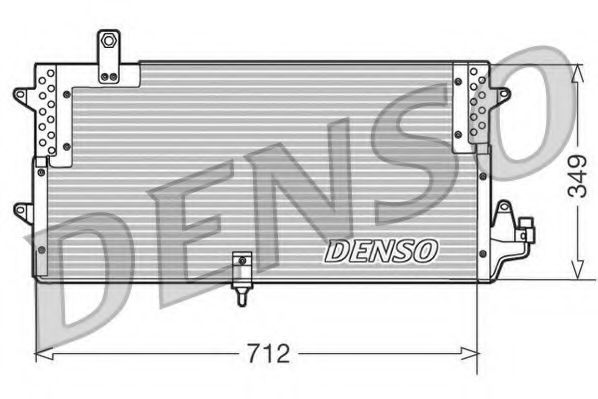 Радиатор кондиционера DENSO DCN32006