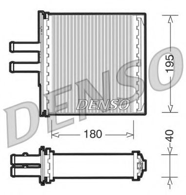 Радиатор печки DENSO DRR09061