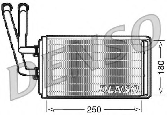 Радиатор печки DENSO DRR09100