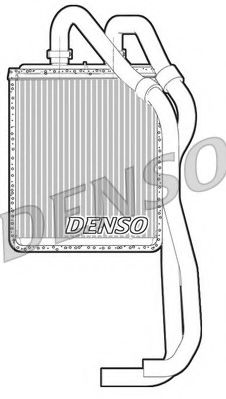 Радиатор печки DENSO DRR12021