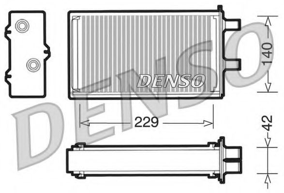 Радиатор печки DENSO DRR13001