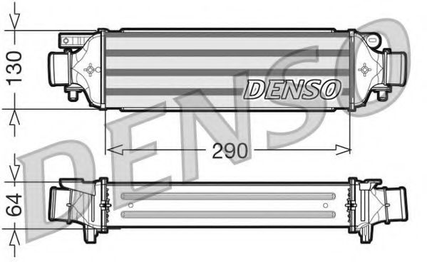Интеркулер DENSO DIT09113